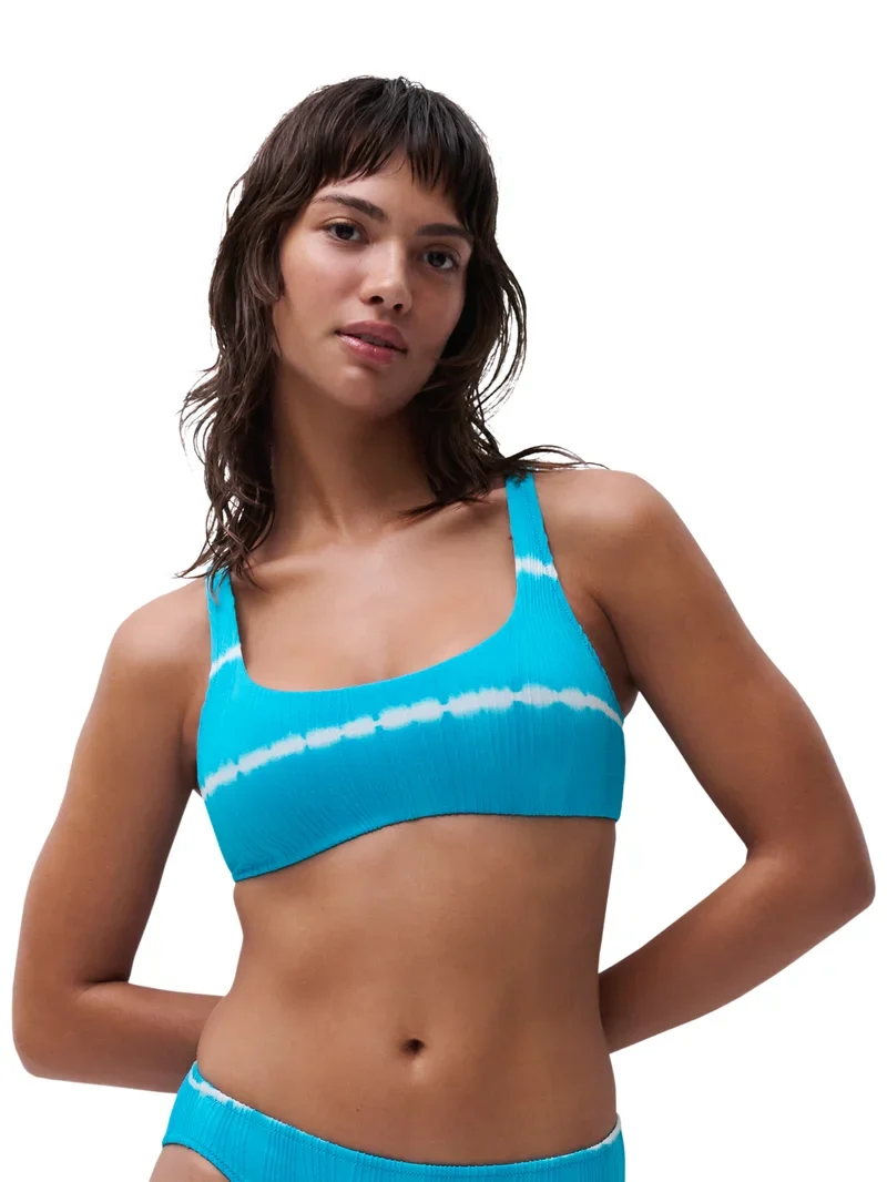 Chantelle Swimwear - Einheitsgröße Bügelloser T-Shirt-Bikini Blau Shibori