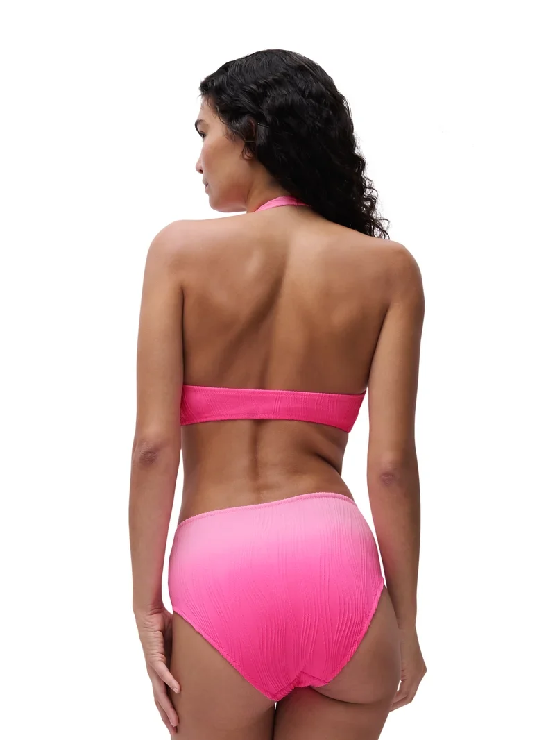Chantelle Swimwear - Einheitsgröße Bügelloser Bikini mit tiefem Ausschnitt, T-Shirt-Bikini, Rosa Batik