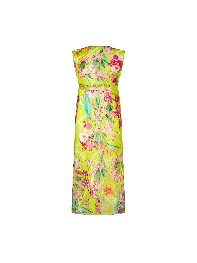 Lise Charmel Bademode - Fleurs Splendeur Long Kimono Splendeur Lime