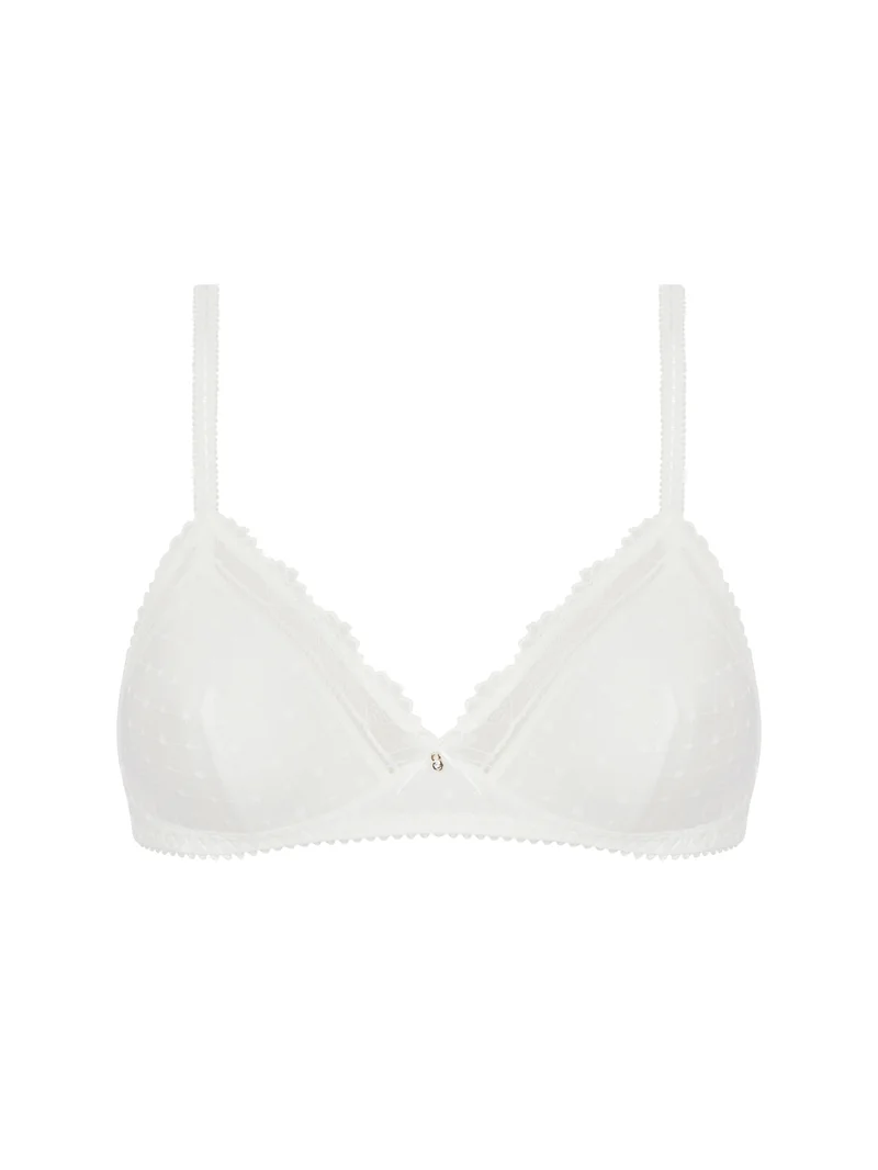 Antigel by Lise Charmel – Resille Boheme Wireless Triangle Bra Ecru Nacre