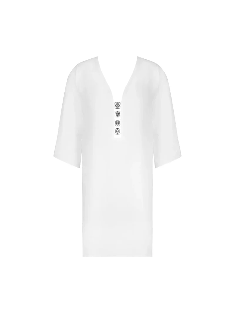 Lise Charmel Swimwear - Eclat D'argent Tunika-Cover-Up Weiß Argent
