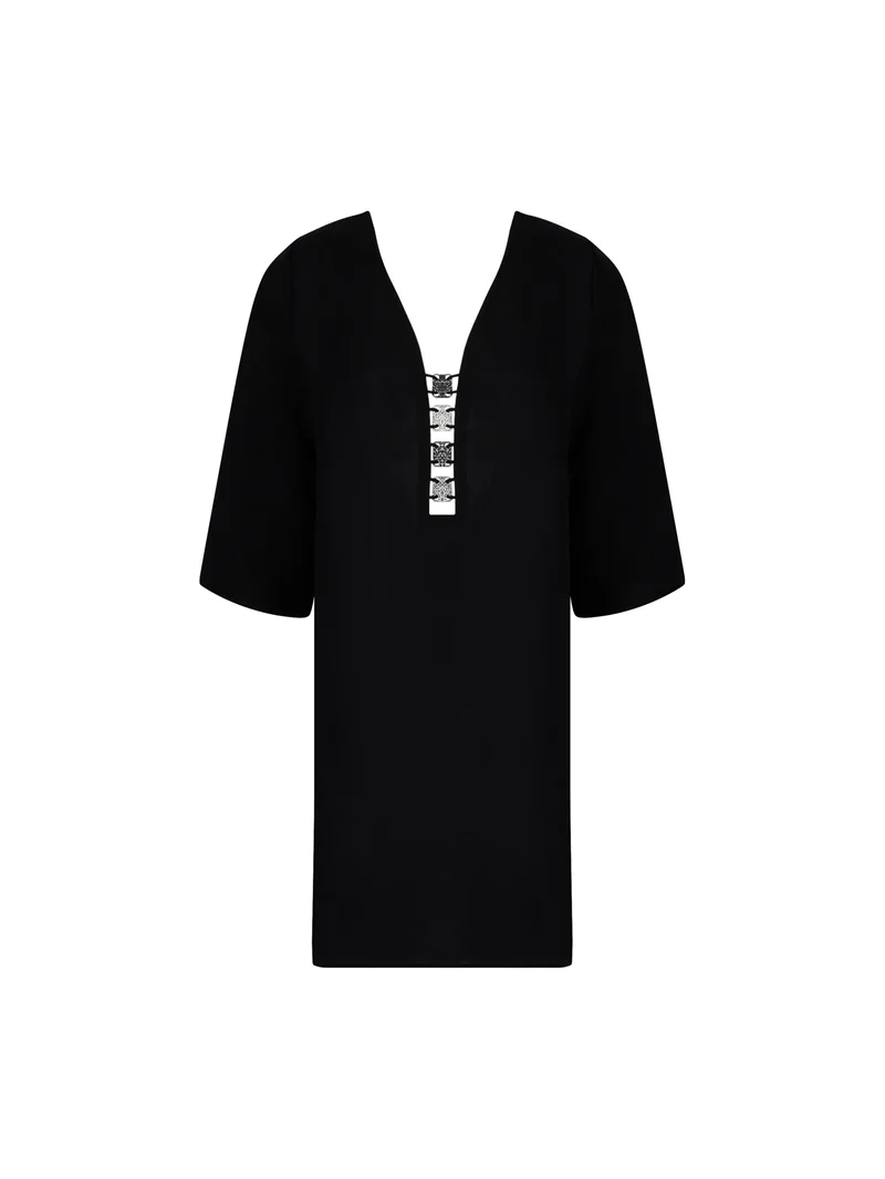 Lise Charmel Swimwear - Eclat D'argent Tunika-Cover-Up Schwarz Silber