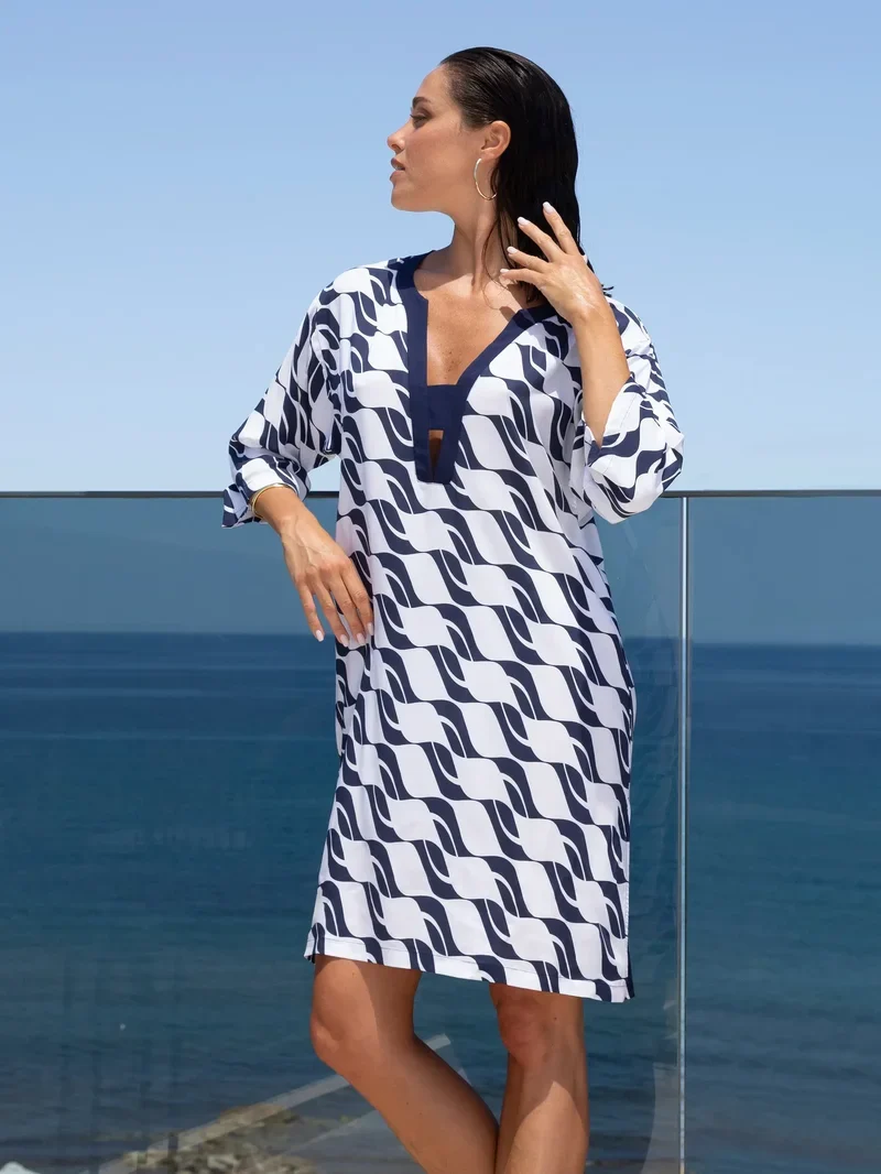 Lise Charmel Bademode - Danse Des Vagues Tunika Danse Blue