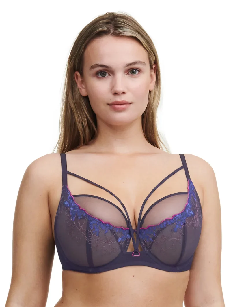 Chantelle - Spice Bügel-BH mit sehr dichtem Bedeckungseffekt, Mitternachtsblau, Multico