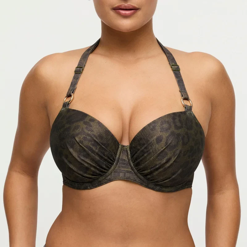 PrimaDonna Swimwear - Ratjada Gepolstertes Balconette-Bikini-Oberteil Jungle Jaguar