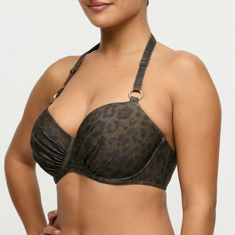 PrimaDonna Swimwear - Ratjada Gepolstertes Balconette-Bikini-Oberteil Jungle Jaguar