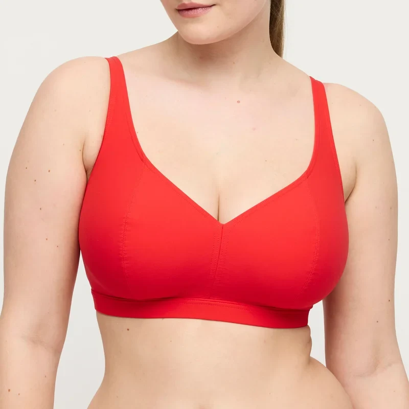 PrimaDonna Swimwear - Aswan Triangle Bikini Top Fiesta Red
