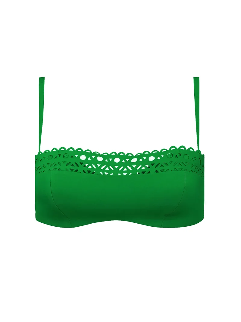 Lise Charmel Bademode - Ajourage Couture Gepolstertes Trägerloses Ajourage Vert