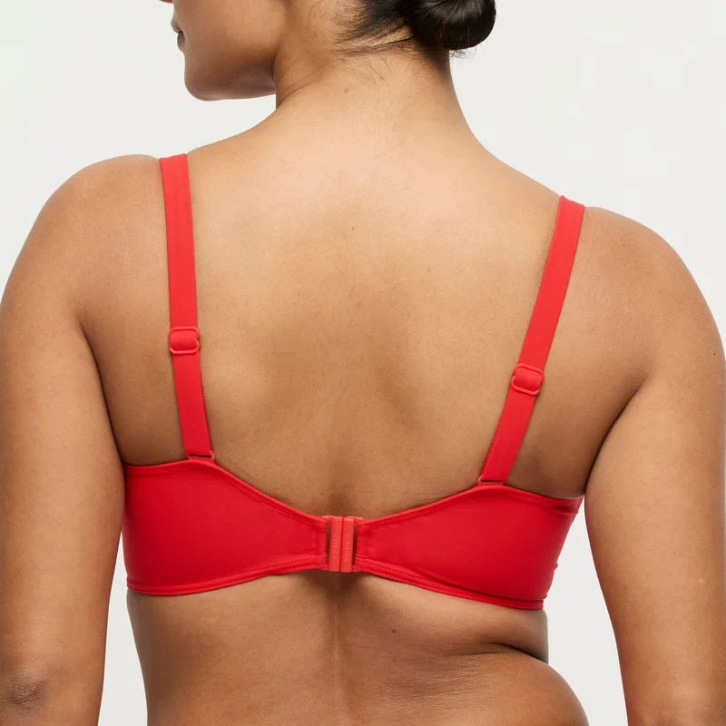 PrimaDonna Swimwear - Aswan Full Cup Bikini Top Fiesta Red