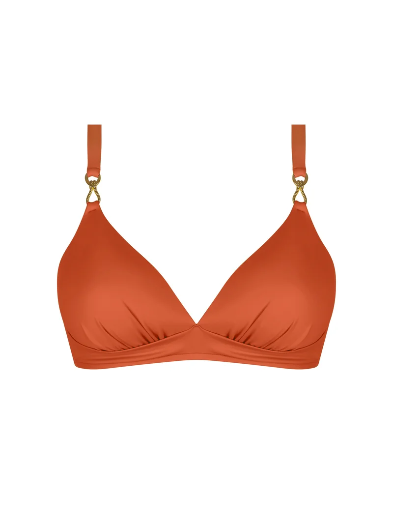 Lise Charmel Swimwear - Sillage Couture Wireless Padded Bikini Top Orange Sillage
