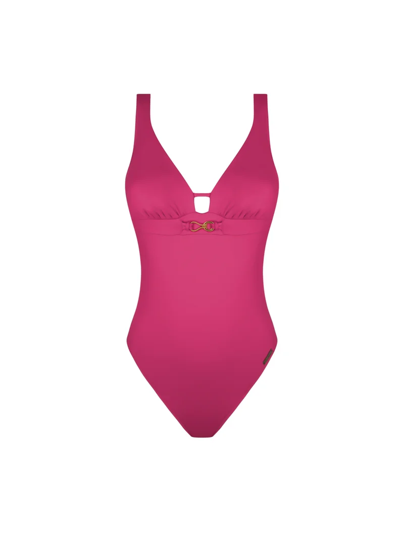 Lise Charmel Bademode - Sillage Couture Kabelloser Badeanzug Unterbrust-Jewel Fuchsia Sillage