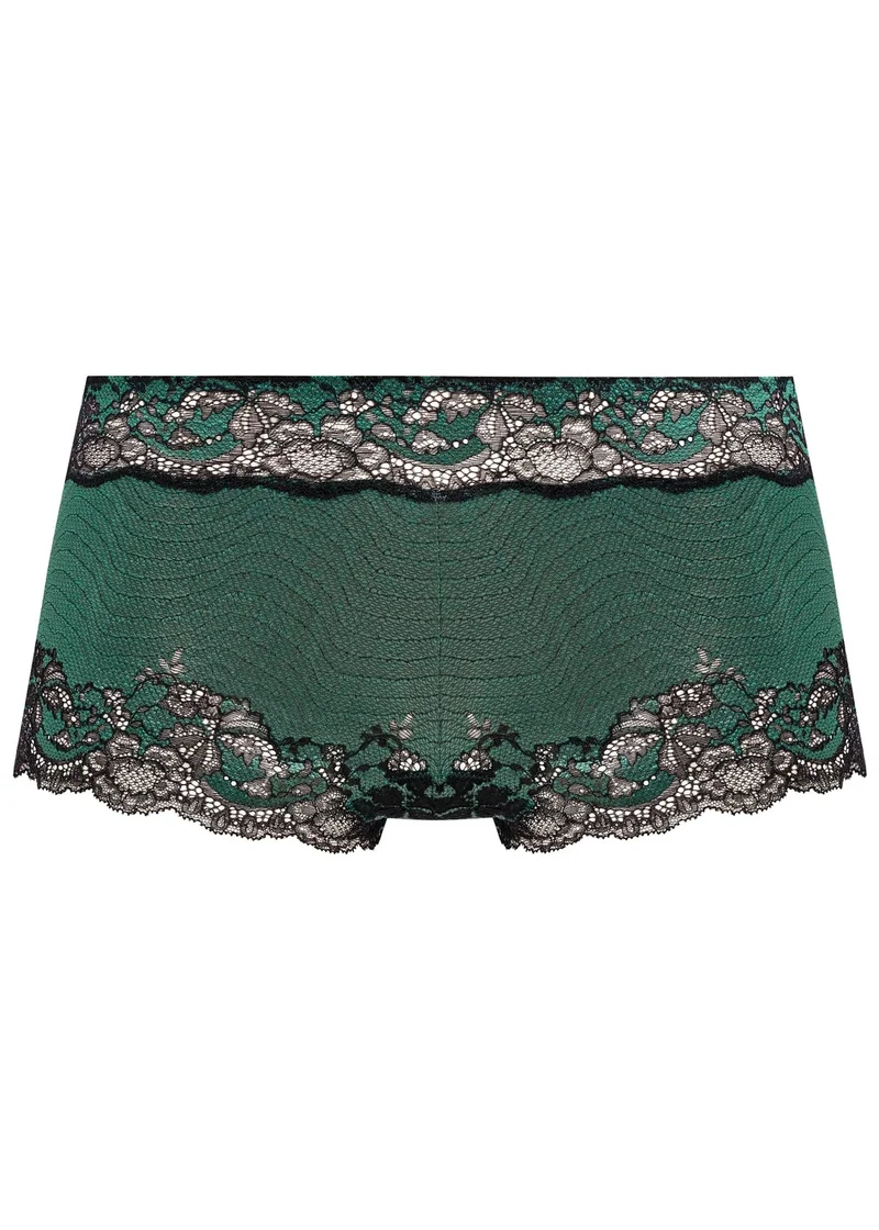 Wacoal - Modern Affair Boyshort Silver Pine/Black