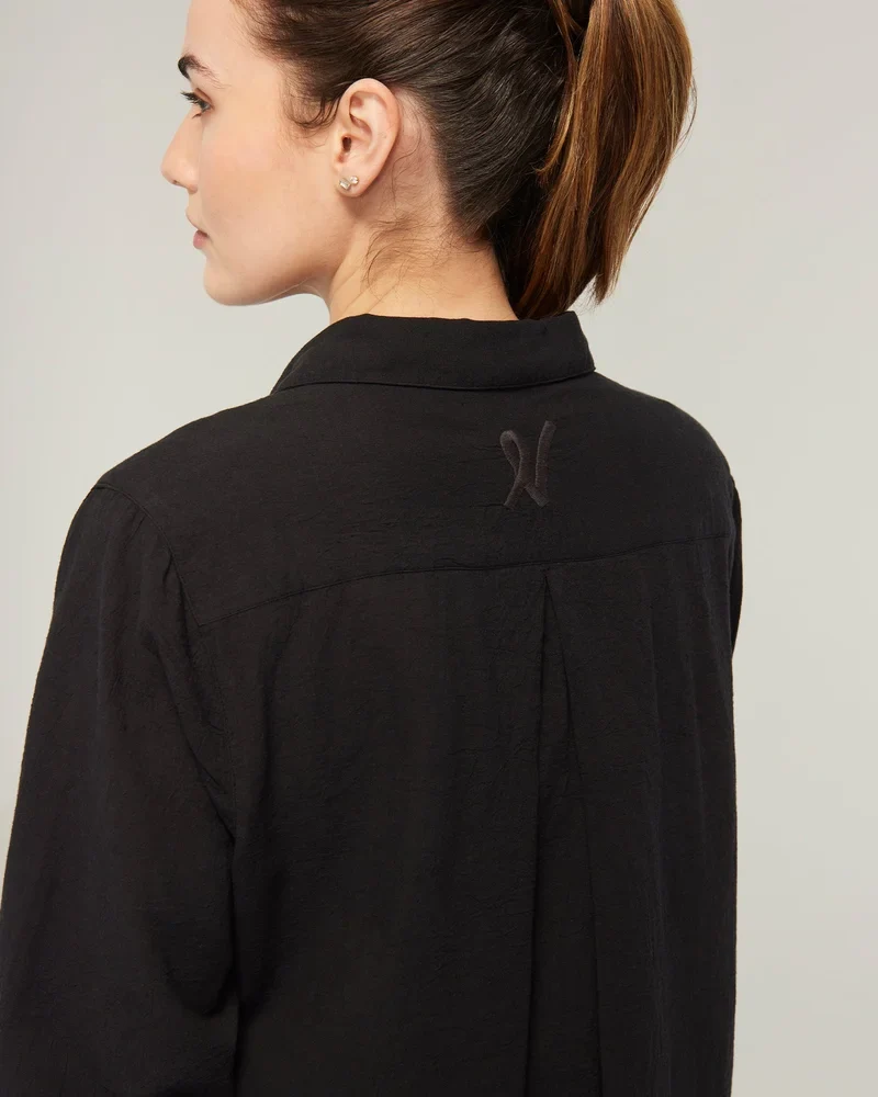 Nudea - Schwarzes Midi-Shirt