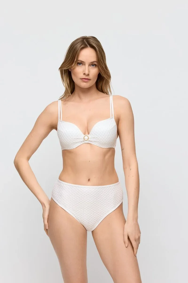 Marie Jo Swimwear - Taleah Bikini-Oberteil mit Polsterung, Herzform, Elfenweiß