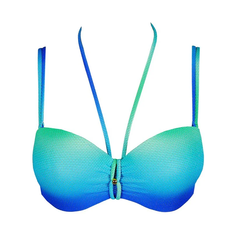 Marie Jo Swimwear - Nusa Dua Gepolstertes trägerloses Bikini-Oberteil Seascape