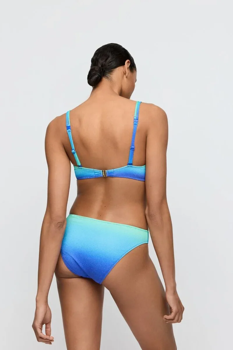 Marie Jo Swimwear - Nusa Dua Gepolstertes Bikini-Oberteil mit tiefem Ausschnitt, Meereslandschaft