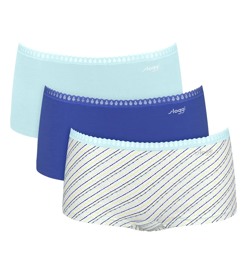 Sloggi - Go Crush Short 3er-Pack Light Kombination