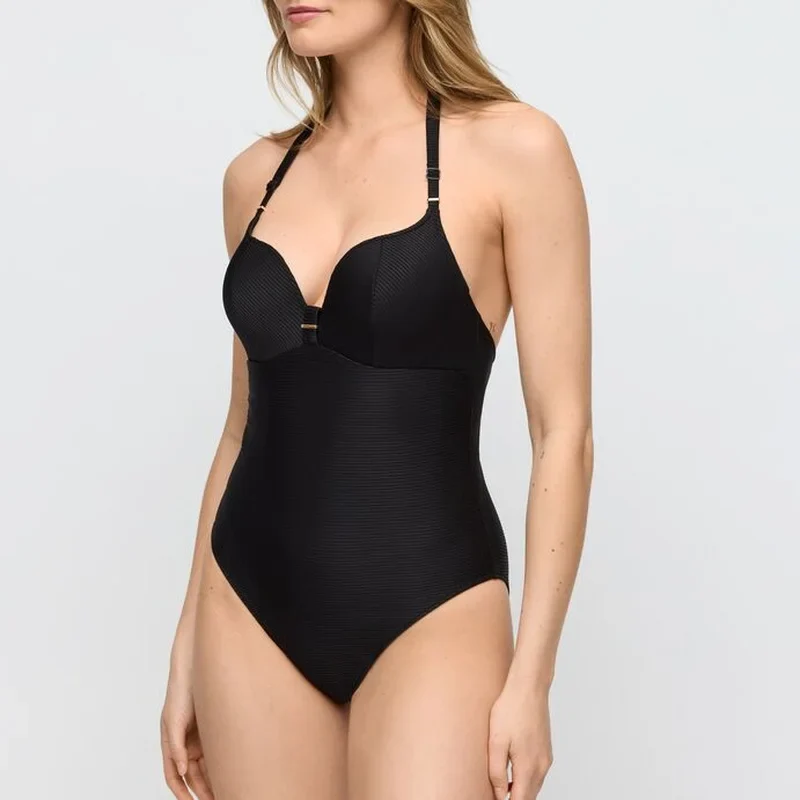 Marie Jo Swimwear - Cassie Gepolsterter Badeanzug in Herzform Schwarz