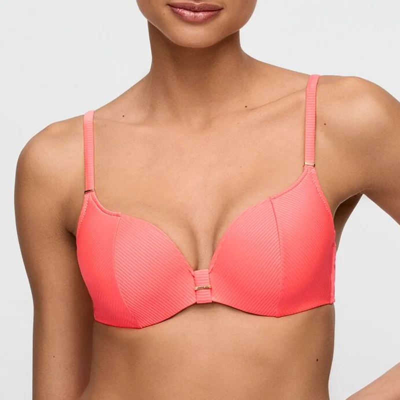 Marie Jo Swimwear - Cassie Gepolstertes Bikini-Oberteil Herzform Neon Fiesta