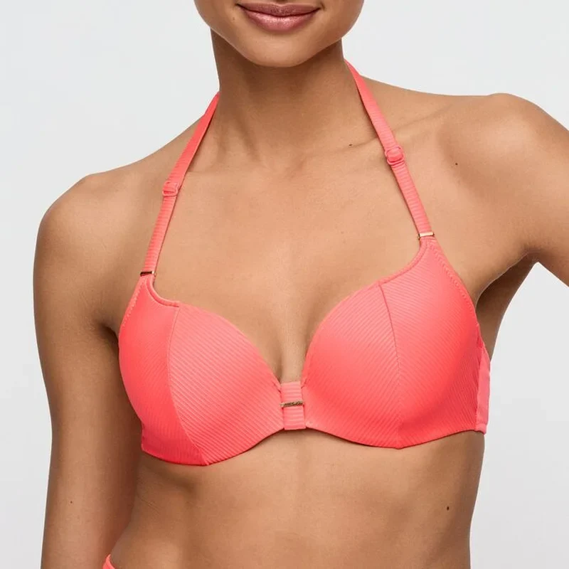 Marie Jo Swimwear - Cassie Gepolstertes Bikini-Oberteil Herzform Neon Fiesta