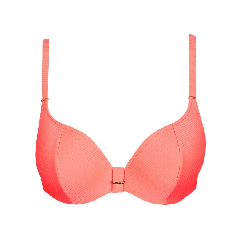 Marie Jo Swimwear - Cassie Gepolstertes Bikini-Oberteil Herzform Neon Fiesta