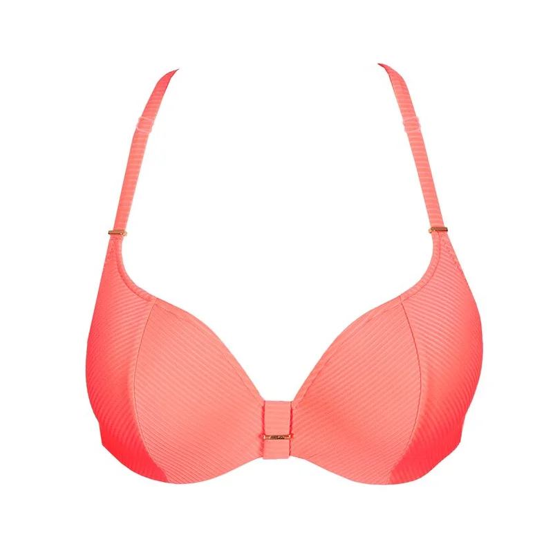 Marie Jo Swimwear - Cassie Gepolstertes Bikini-Oberteil Herzform Neon Fiesta