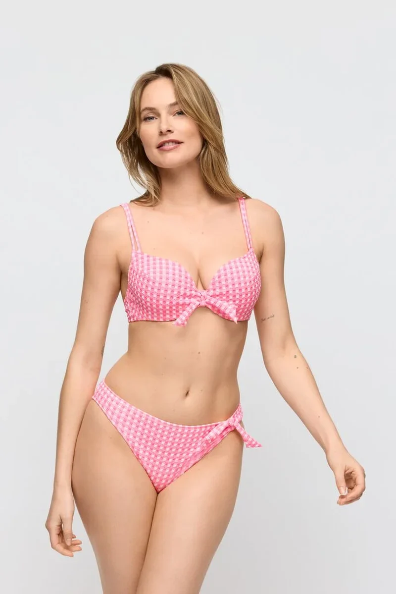 Marie Jo Swimwear - Mary Lynn Gepolstertes Bikini-Oberteil Herzform Rosen-Gingham