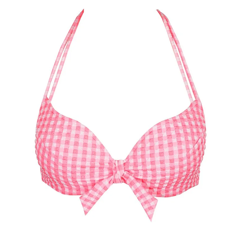 Marie Jo Swimwear - Mary Lynn Gepolstertes Bikini-Oberteil Herzform Rosen-Gingham