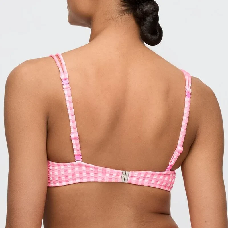 Marie Jo Swimwear - Mary Lynn Gepolstertes Balconette-Bikini-Oberteil Rose Vichy