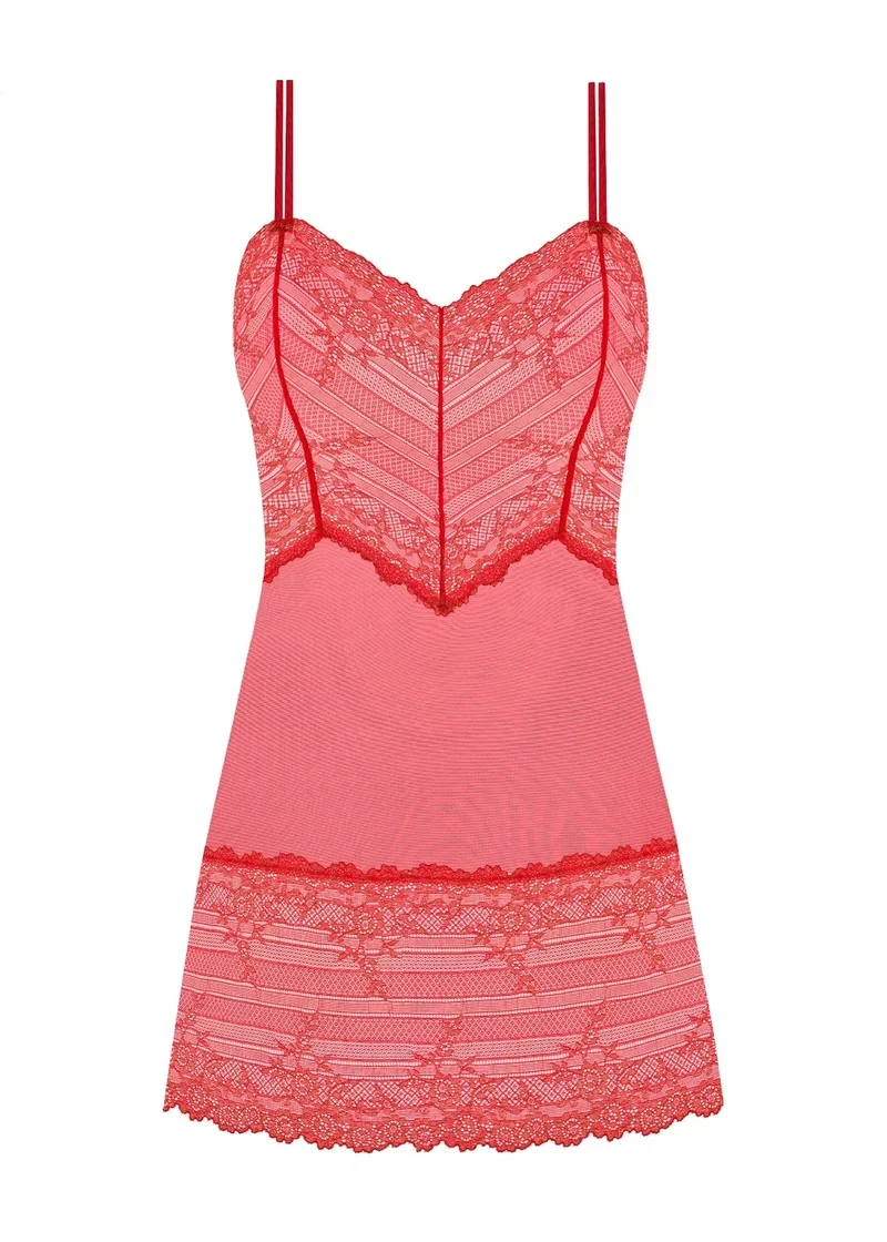 Wacoal - Embrace Lace Chemise Grandalia Rot/Roségold