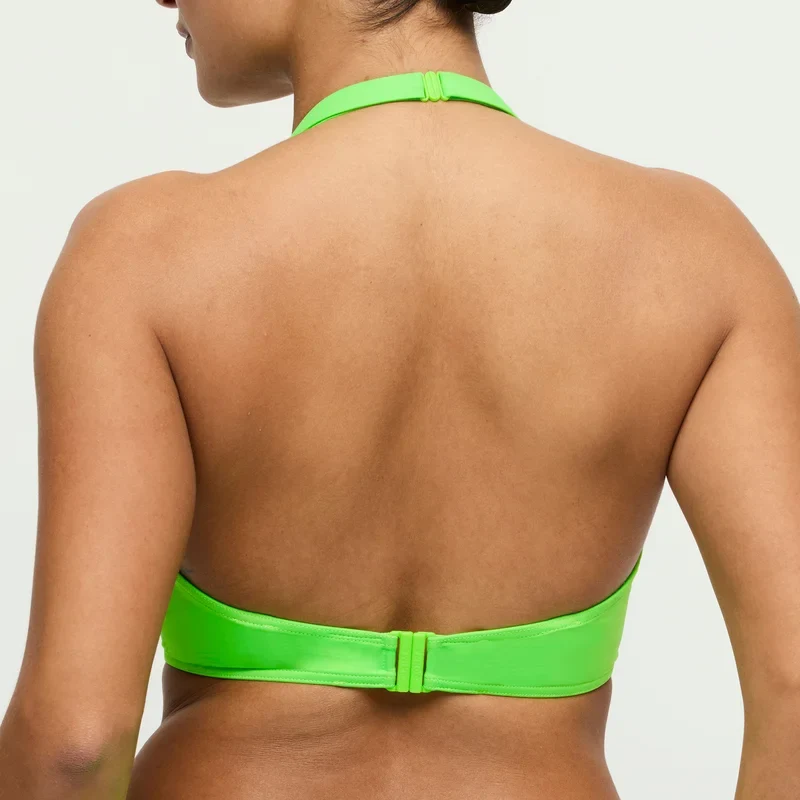 PrimaDonna Swimwear - Pilon gepolstertes herzförmiges Bikini-Oberteil Neon Lime