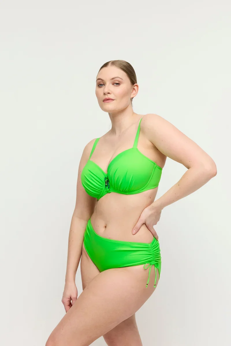 PrimaDonna Swimwear - Pilon Padded Balcony Bikini Top Neon Lime