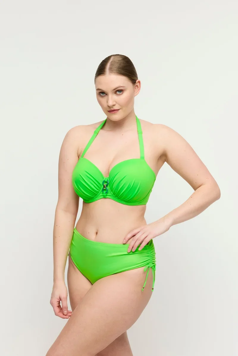 PrimaDonna Bademode - Pilon Bikinihose mit Seilen, Neon-Limette
