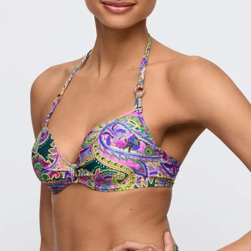 Marie Jo Swimwear - Jolise Gepolstertes Bikini-Oberteil Herzform Tropisches Paisley