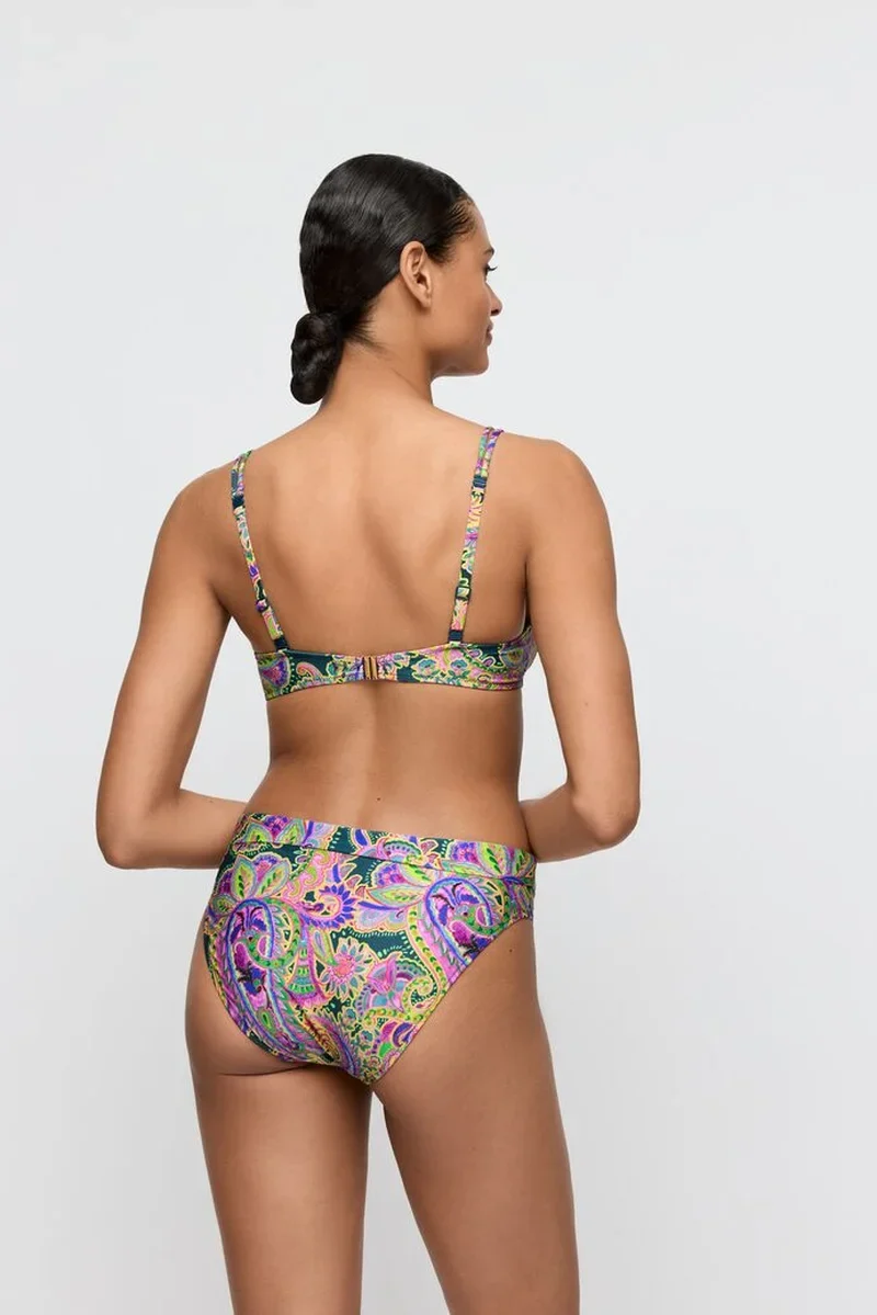 Marie Jo Swimwear - Jolise Bikini-Slip mit Faltmuster, tropisches Paisley