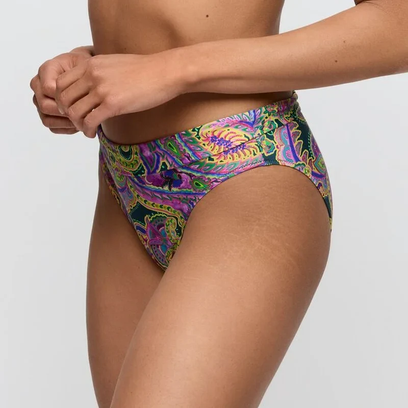 Marie Jo Swimwear - Jolise Bikini-Slip mit Faltmuster, tropisches Paisley