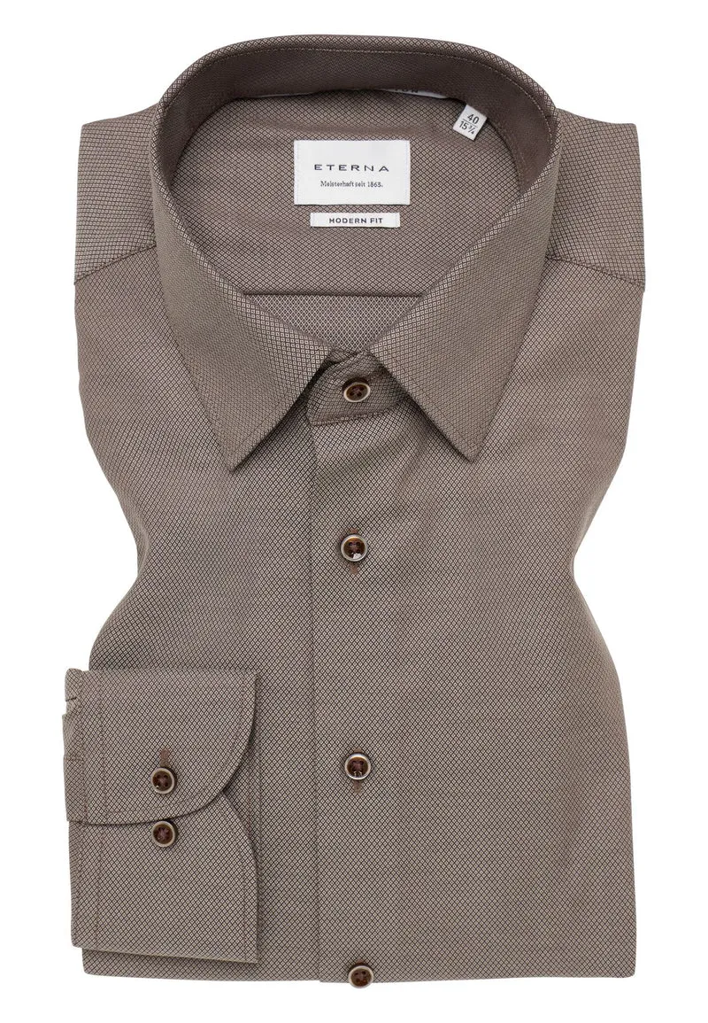 Dynamic Cotton Dobbydesign Langarm
