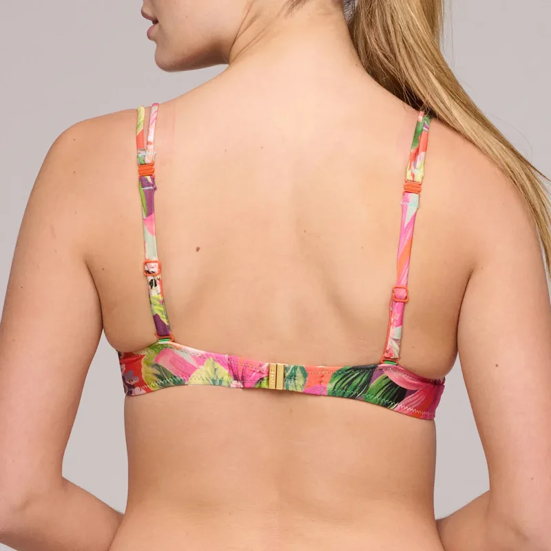 Marie Jo Bademode – Norma Jeanne gepolstertes Plunge-Bikinioberteil Tropical Sunset