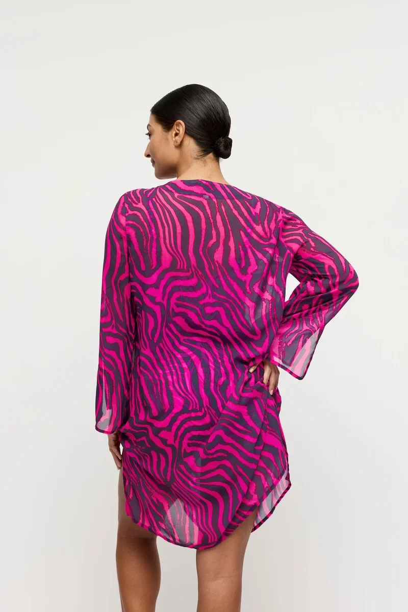 PrimaDonna Bademode - Malabo Bademode Kaftan Pink Zebra