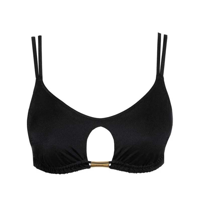 Marie Jo Swimwear – Hello Sunset Gepolstertes Triangel-Bikini-Oberteil Schwarz