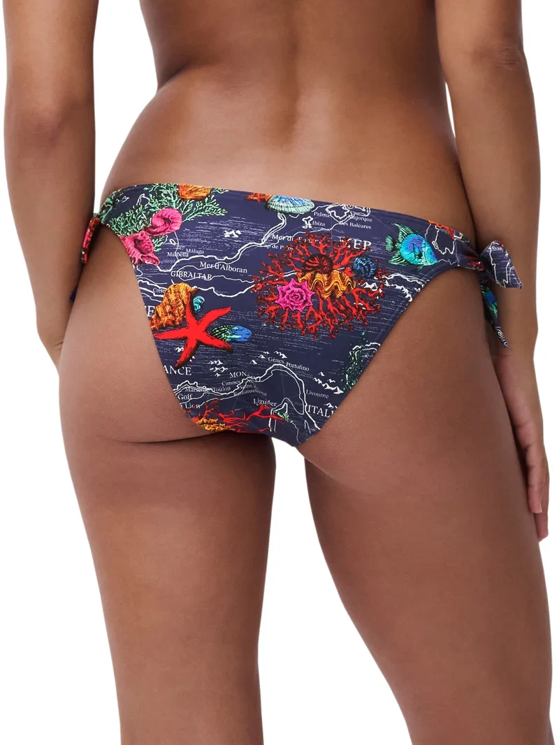 Chantelle Swimwear – Icon Tie Bikini Dunkelmediterran