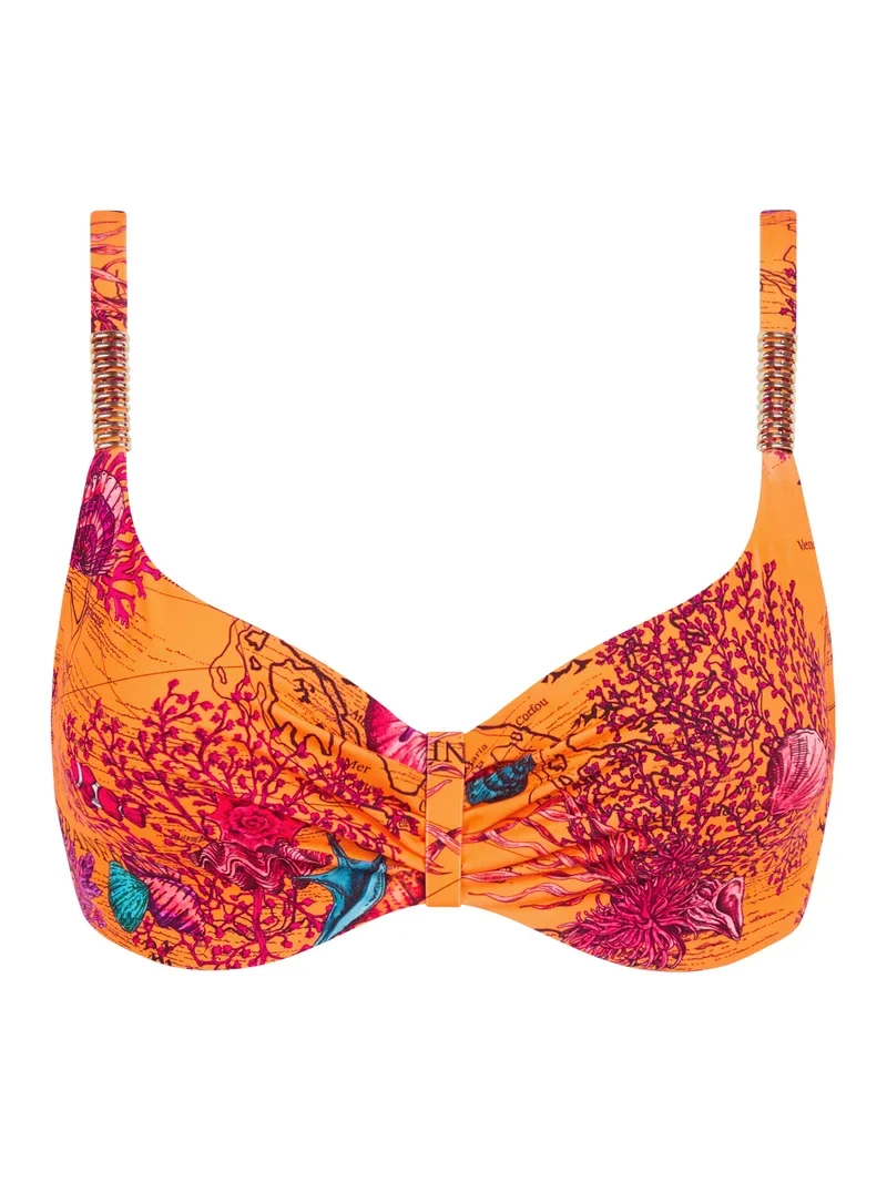 Chantelle Swimwear – Icon Covering Bügel-Bikini, helles Mittelmeer-Finish
