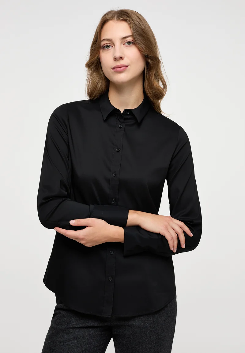 Performance Shirt Bluse Twill Langarm