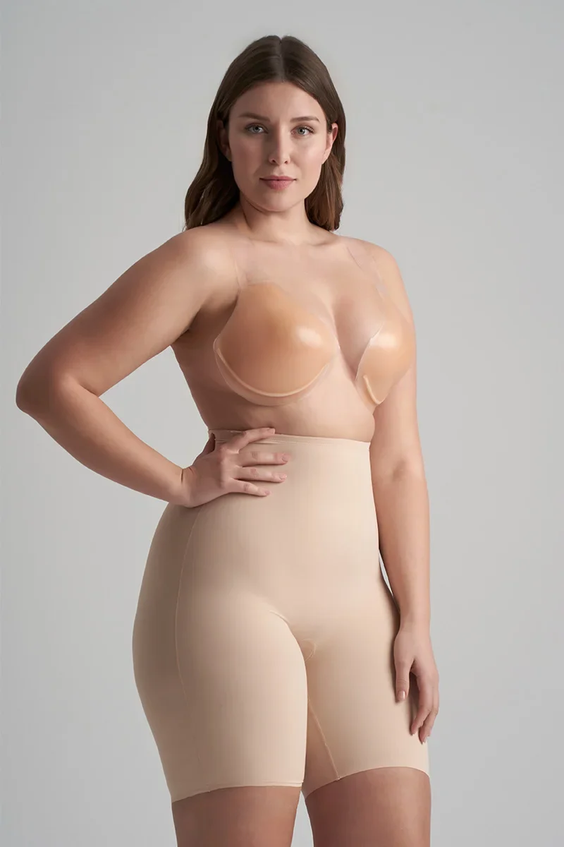 ByeBra – Push-up- und Lifting-BH mit formender Silikon-Formung, Beige