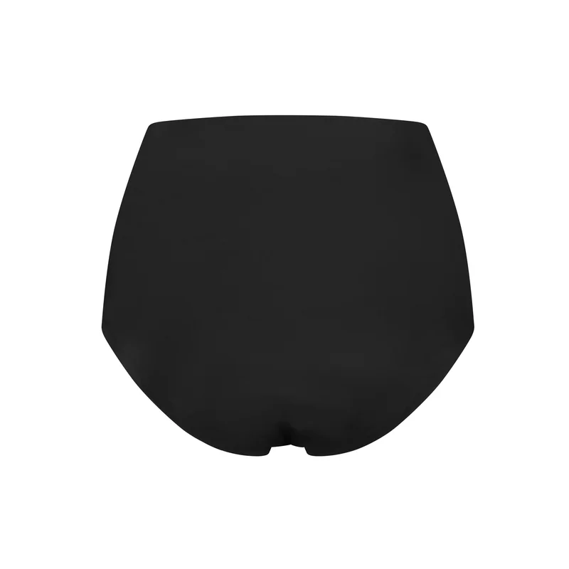 ByeBra – Unsichtbare Shapewear mit leichter Stützwirkung, unsichtbarer Slip mit mittelhohem Bund, Schwarz