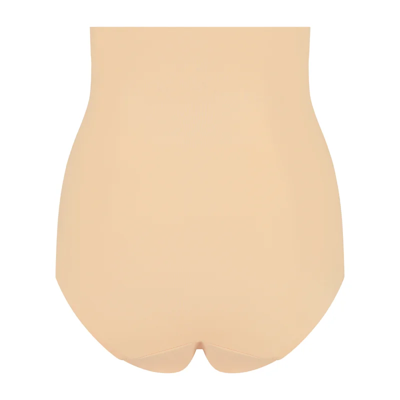 ByeBra – Unsichtbare Shapewear mit leichter Stützwirkung, unsichtbarer High-Waist-Slip, Beige