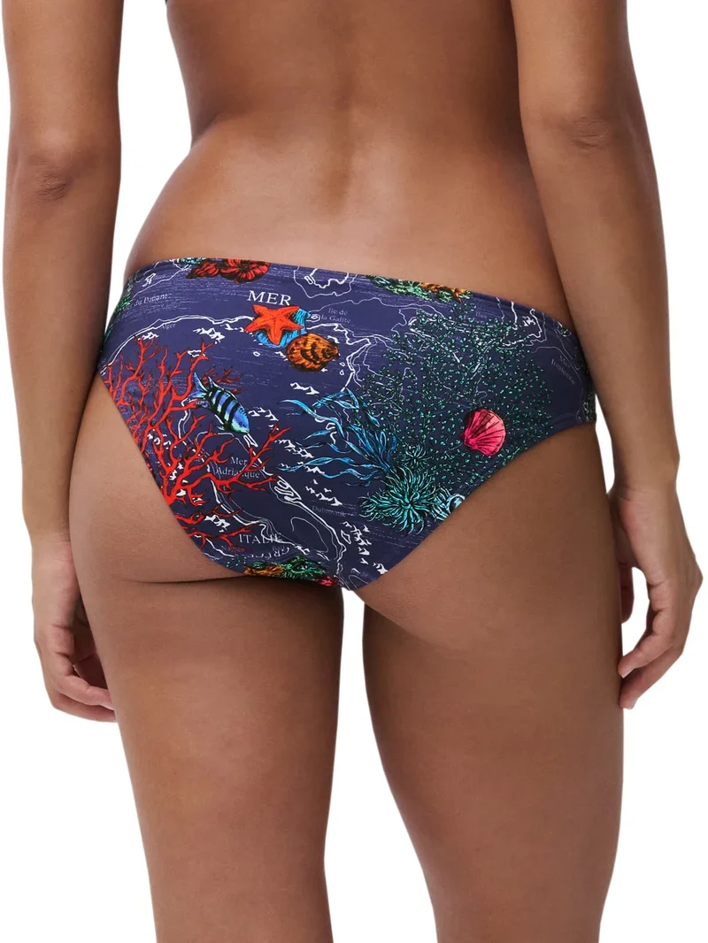 Chantelle Swimwear – Icon Bikini-Slip Dunkelmediterran
