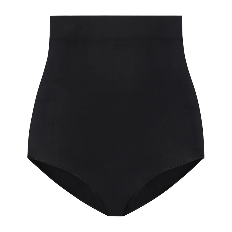ByeBra – Nahtlose Shapewear (Starker Halt) Soft Touch Mid Waist Slip Schwarz