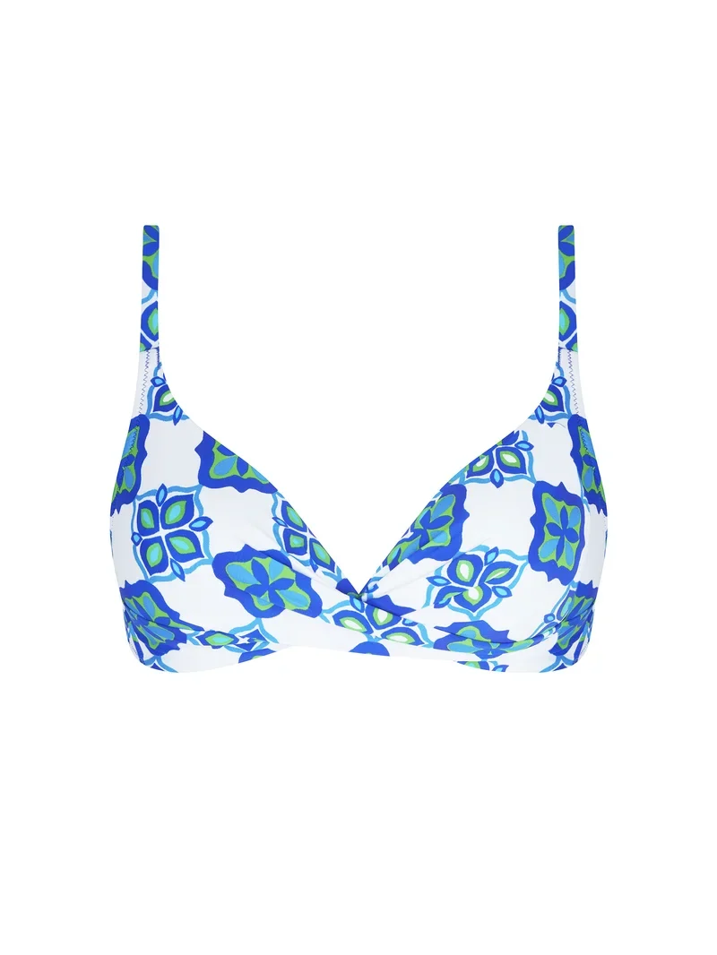 Antigel Bademode von Lise Charmel – L'Artisane Antigel Kabelloses, gepolstertes Bikini-Oberteil in Blau-Keramik