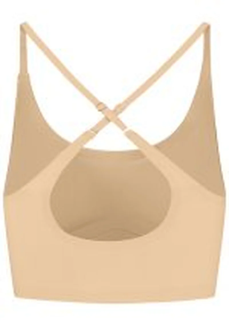 ByeBra – Unsichtbarer Shapewear-BH mit leichter Stützwirkung, Rundhalsausschnitt, Beige